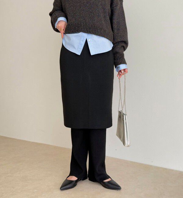 fredy emue「rib knit skirt&pants」|チノ|