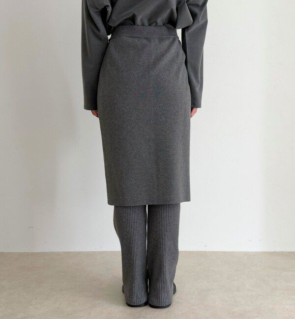 fredy emue「rib knit skirt&pants」|チノ|