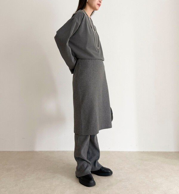 fredy emue「rib knit skirt&pants」|チノ|