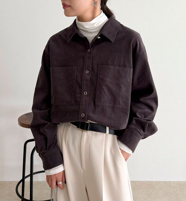 fredy emue「コーデュロイシャツ」|シャツ・ブラウス|