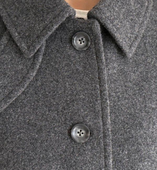 fredy emue「Super100ステンカラーミドルコート」|ダッフルコート|