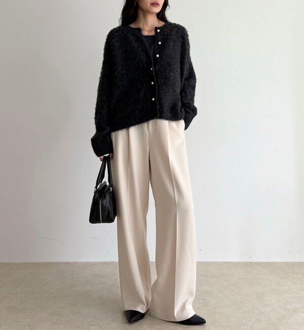 fredy emue「ふわふわ起毛ニットカーディガン」|カーディガン|