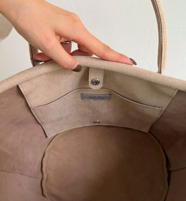 fredy emue「フェイクスエードパイピングトートバッグ」|トートバッグ|