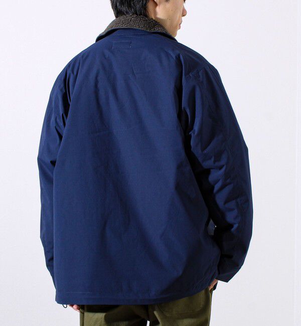 GLOSTER「【首元まで暖かい大人のアウター】衿ボアN-1デッキジャケット」|ブルゾン・スタジャン|