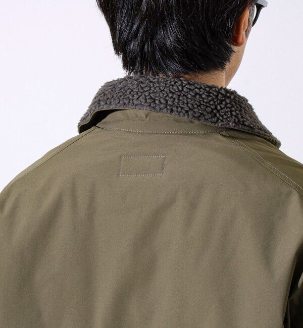 GLOSTER「【首元まで暖かい大人のアウター】衿ボアN-1デッキジャケット」|ブルゾン・スタジャン|