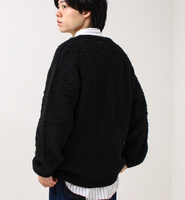 GLOSTER「【モヘアタッチ/ユニセックス対応】ヘンリーネックプルオーバーニット」|ニット・セーター|