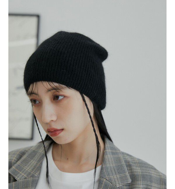 VIS「アンゴラ混ニットビーニー」|ニット帽|