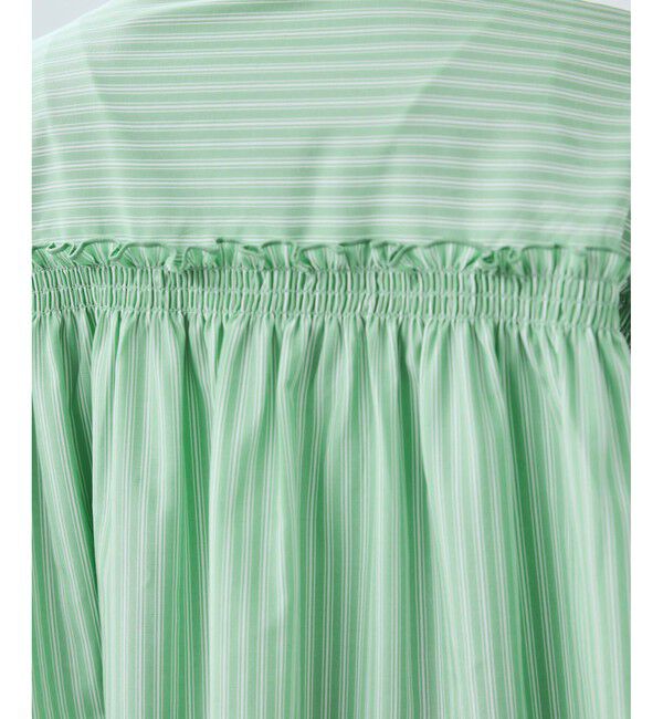 VIS「【WEB限定】バックシャーリングフリルシャツブラウス」|シャツ・ブラウス|