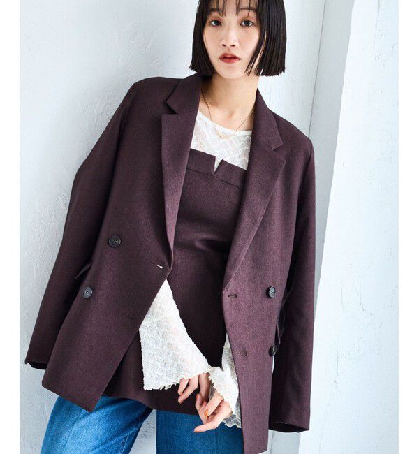 VIS「フレアスリーブレースインナートップス」|Tシャツ・カットソー|