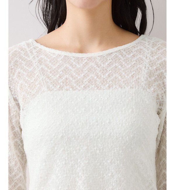 VIS「フレアスリーブレースインナートップス」|Tシャツ・カットソー|