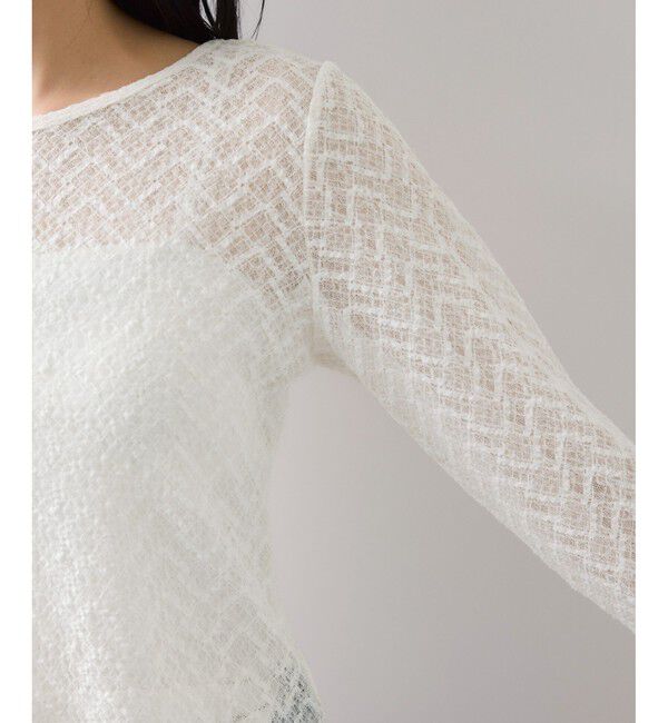 VIS「フレアスリーブレースインナートップス」|Tシャツ・カットソー|