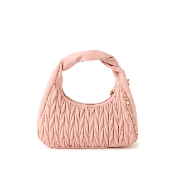 VIS「【2WAY】ねじりハンドルキルティングバッグ」|ハンドバッグ|