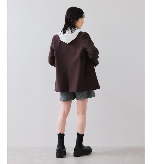 VIS「フード付きクロップドシアーシャツ」|シャツ・ブラウス|