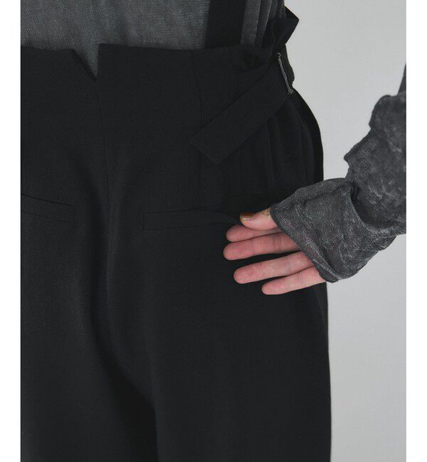 VIS「サスペンダー付き2WAYワイドパンツ」|チノ|