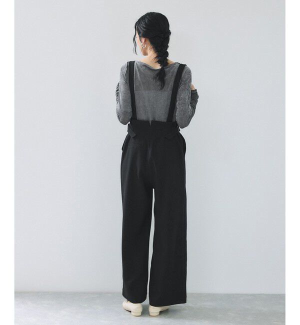 VIS「サスペンダー付き2WAYワイドパンツ」|チノ|