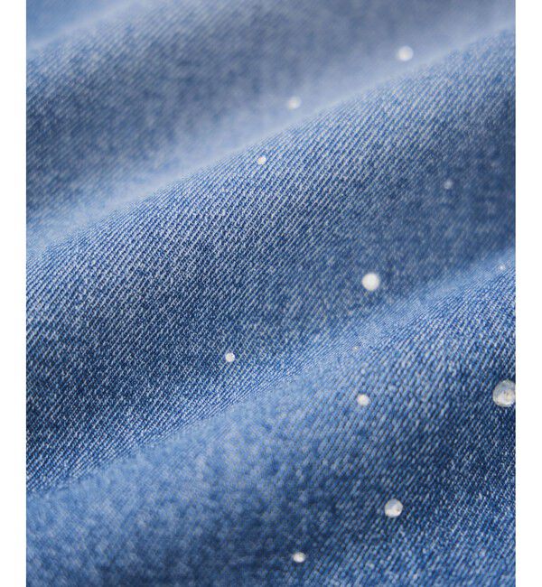 VIS「ビジューデニムパンツ」|デニム|