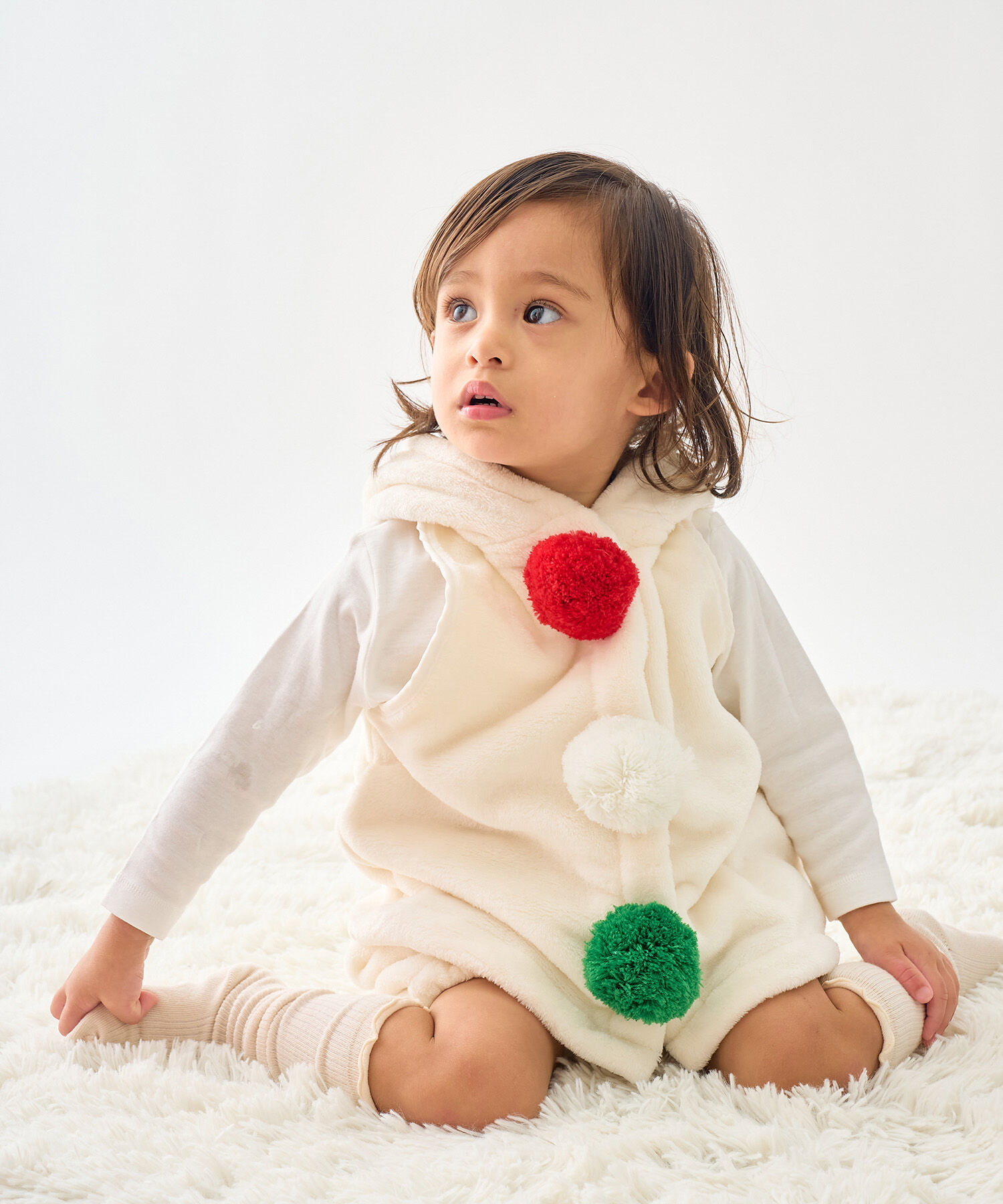 ROPE PICNIC PASSAGE「X'mas Baby/スノーマンコスプレ」|ロンパース|