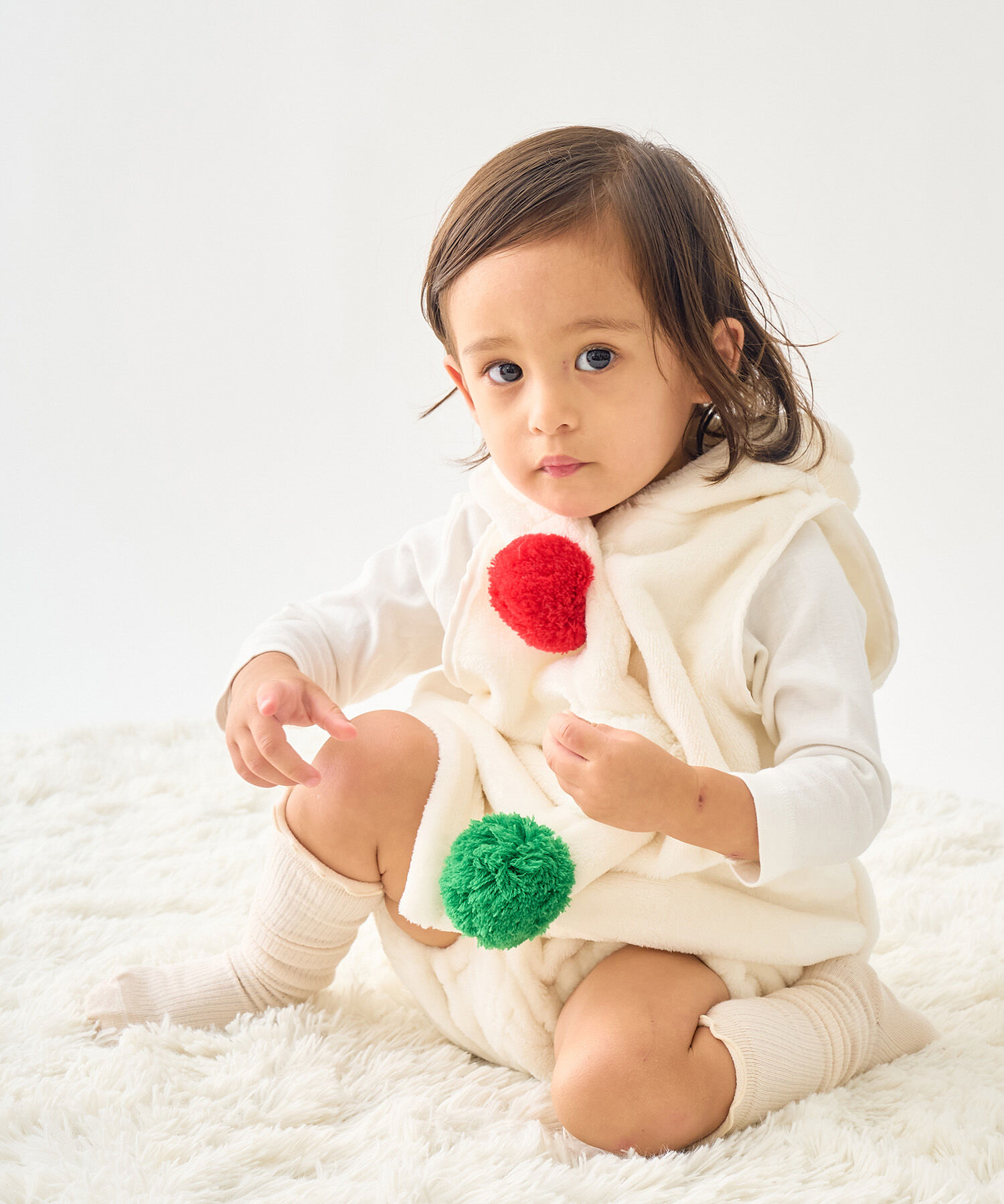 ROPE PICNIC PASSAGE「X'mas Baby/スノーマンコスプレ」|ロンパース|