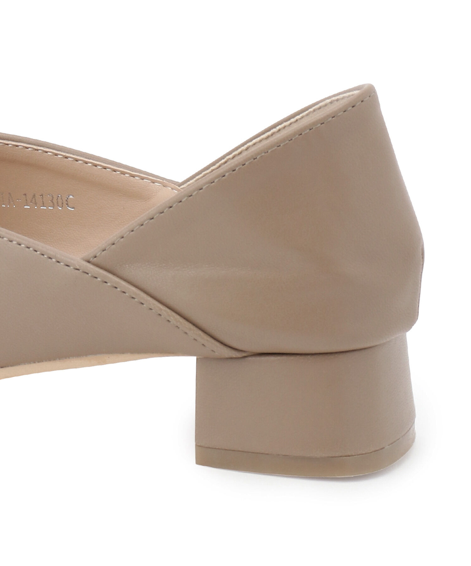 ROPE PICNIC PASSAGE「【新色追加】スクエアトゥセンターシーム甲深バブーシュ」|パンプス|