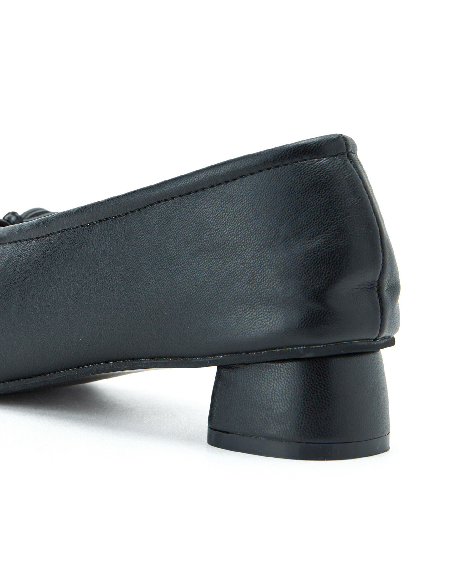 ROPE PICNIC PASSAGE「リボンギャザーミドルヒールパンプス」|パンプス|