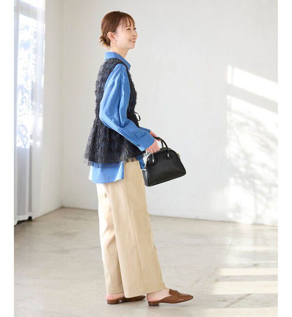 Rope&rsquo;Picnic「フリンジチュールジレ」|ベスト・ジレ|