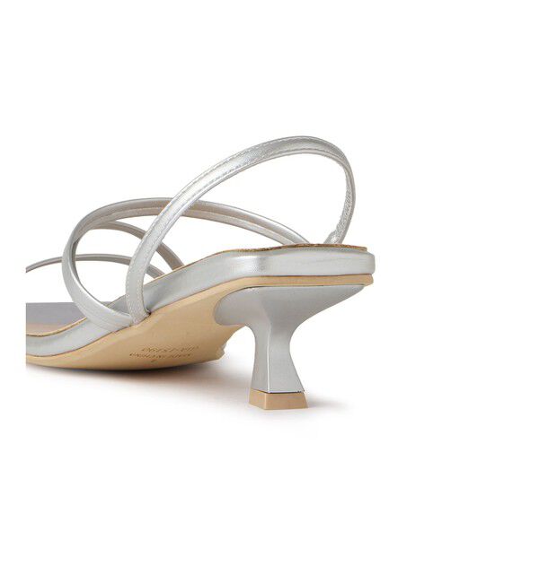 ROPE PICNIC PASSAGE「ナローストラップキトゥンヒールサンダル」|サンダル|