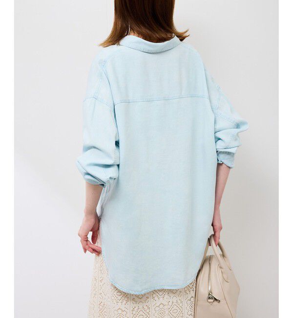 Rope&rsquo;Picnic「シャンブレーデニム調シャツ」|シャツ・ブラウス|