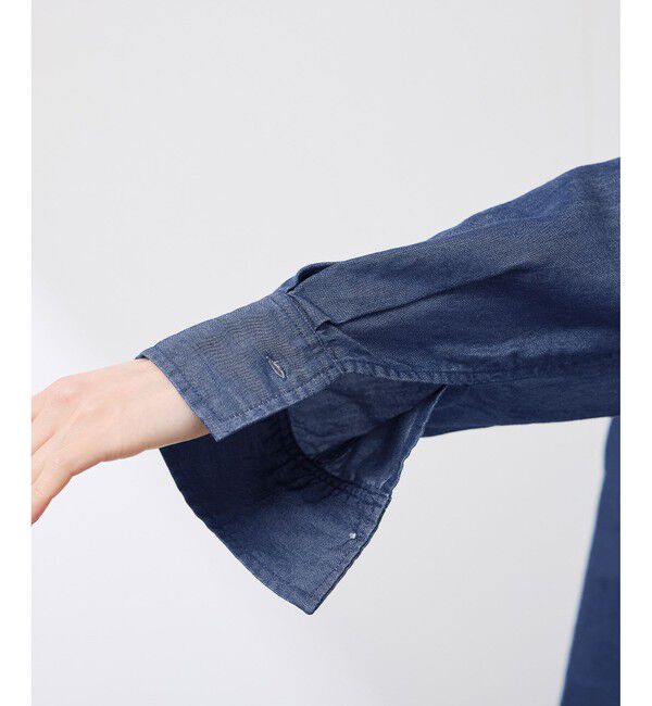 Rope&rsquo;Picnic「シャンブレーデニム調シャツ」|シャツ・ブラウス|