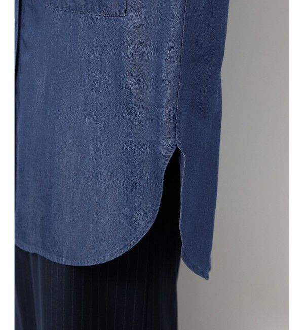 Rope&rsquo;Picnic「シャンブレーデニム調シャツ」|シャツ・ブラウス|