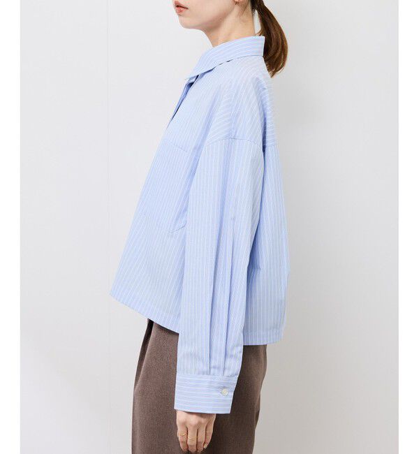 Rope&rsquo;Picnic「ベーシッククロップドシャツ/イージーケア」|シャツ・ブラウス|