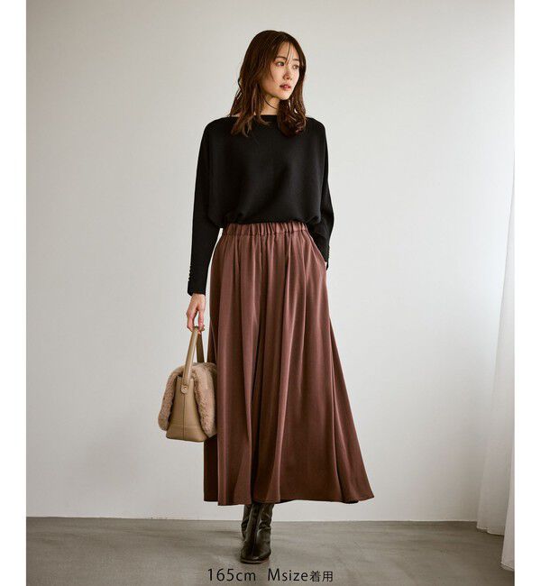 Rope&rsquo;Picnic「マシュマロ袖パールドルマン/イージーケア・リンクコーデ」|ニット・セーター|