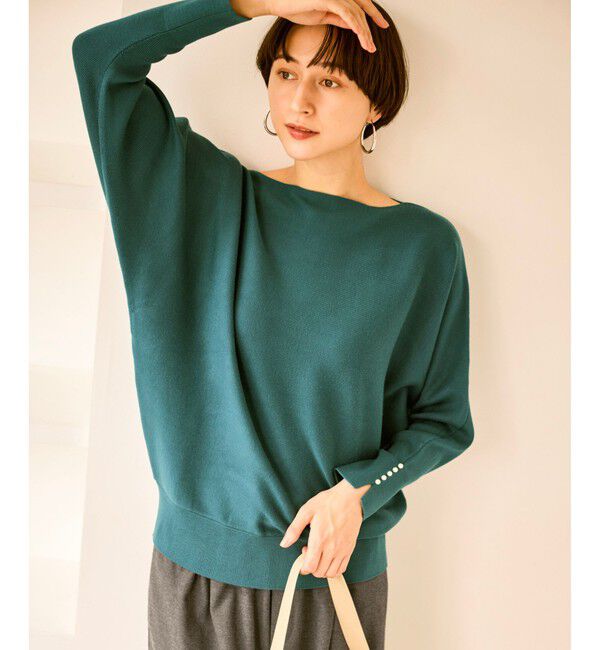 Rope&rsquo;Picnic「マシュマロ袖パールドルマン/イージーケア・リンクコーデ」|ニット・セーター|