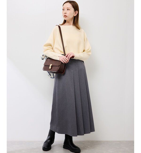 Rope&rsquo;Picnic「マシュマロ袖パールドルマン/イージーケア・リンクコーデ」|ニット・セーター|