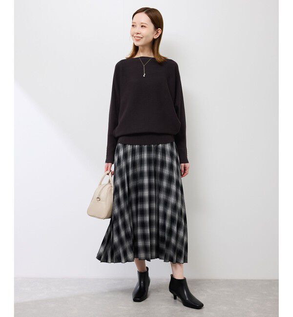 Rope&rsquo;Picnic「マシュマロ袖パールドルマン/イージーケア・リンクコーデ」|ニット・セーター|