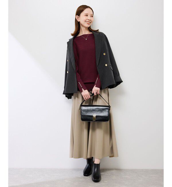 Rope&rsquo;Picnic「マシュマロ袖パールドルマン/イージーケア・リンクコーデ」|ニット・セーター|