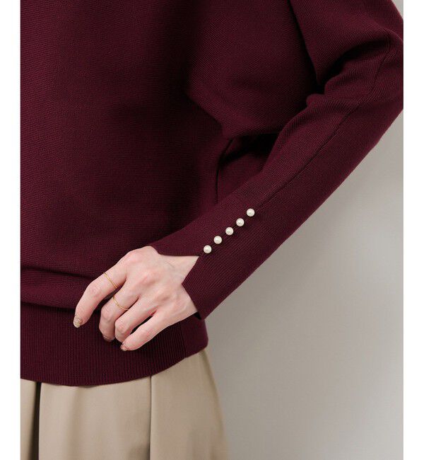 Rope&rsquo;Picnic「マシュマロ袖パールドルマン/イージーケア・リンクコーデ」|ニット・セーター|