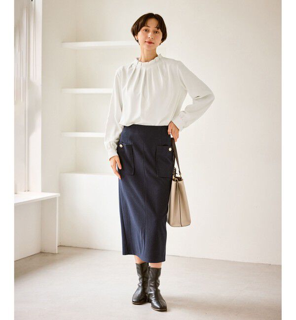 Rope&rsquo;Picnic「【WEB限定】多機能タックブラウス」|シャツ・ブラウス|