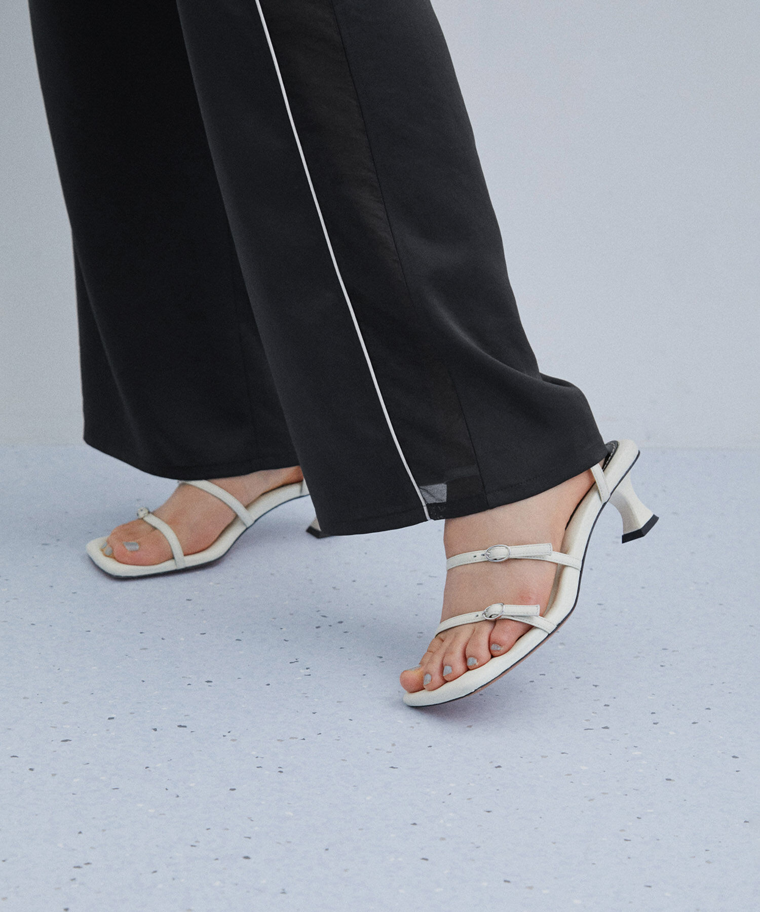 ADAM ET ROPE'「【サステナブル】サイドラインイージーパンツ」|その他|