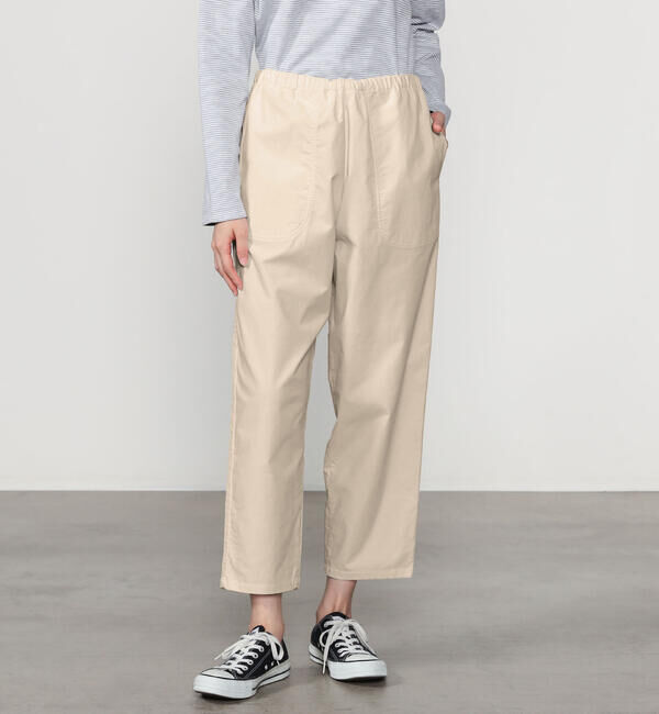 DANTON「DANTON | ストレッチコーデュロイ イージーパンツ WOMEN」|チノ|ECRU