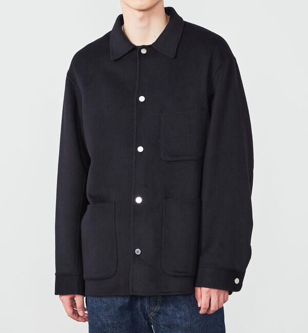 ORCIVAL「ORCIVAL | リバーウール カバーオール MEN」|テーラードジャケット|DKNAVY