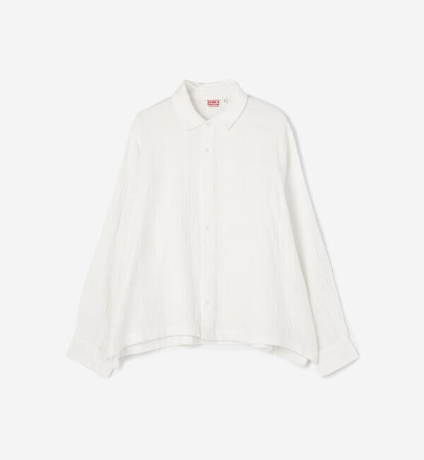  「INDIA INDUSTRY | ダブルガーゼ レギュラーカラーシャツ WOMEN」|シャツ・ブラウス|OFFWHITE