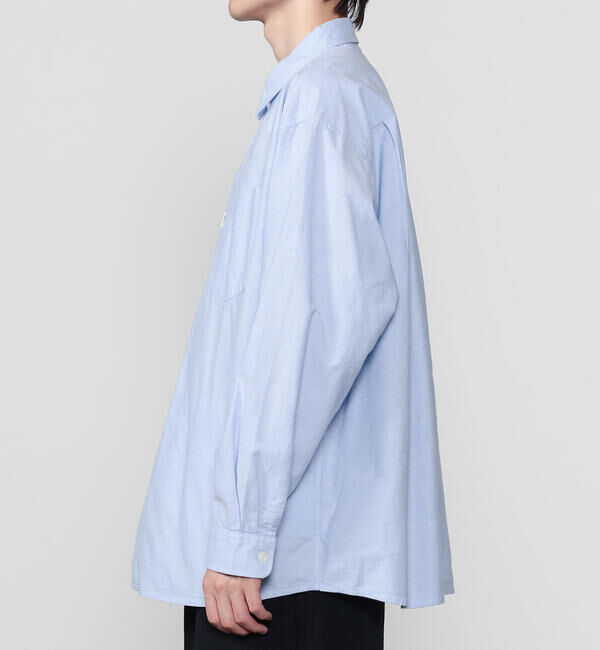  「Gymphlex | オックスフォード レギュラーカラー長袖シャツ MEN」|シャツ・ブラウス|