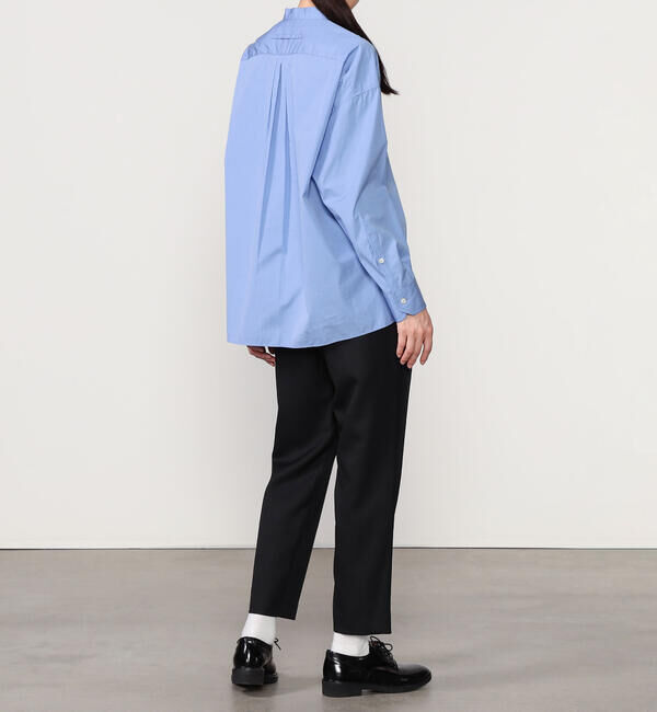  「TICCA | ノーカラー ビブヨークシャツ WOMEN」|シャツ・ブラウス|