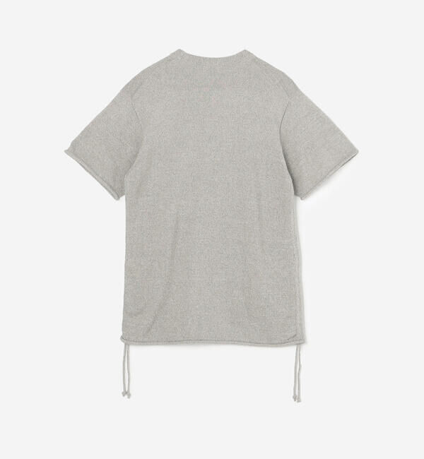 UNFIL「UNFIL | ブラッシュシルクコットン ギャザープルオーバー WOMEN」|Tシャツ・カットソー|