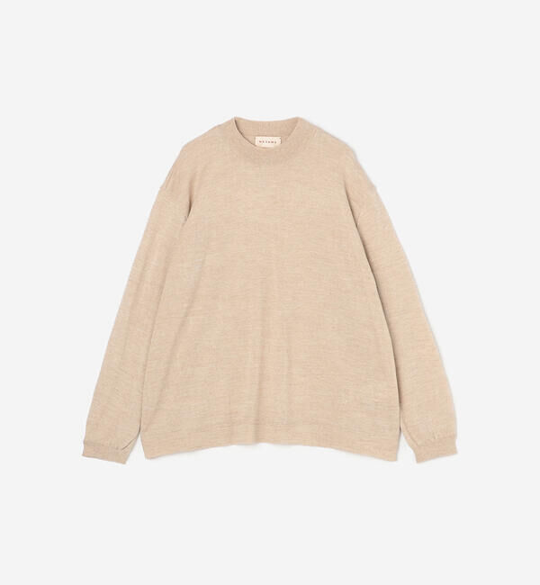  「MEYAME | ウォッシャブル クルーネックニット WOMEN」|ニット・セーター|