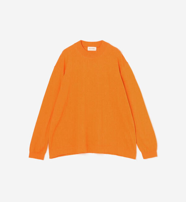  「MEYAME | ウォッシャブル クルーネックニット WOMEN」|ニット・セーター|