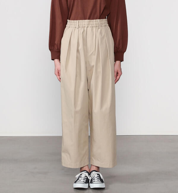  「nicholson & nicholson |〈別注〉ワイドイージーパンツ WOMEN」|チノ|