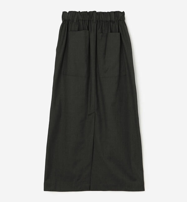  「nicholson & nicholson | ストレッチウール ロングスカート WOMEN」|スカート|