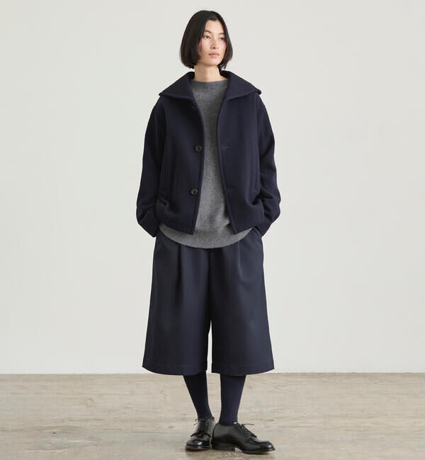  「nicholson & nicholson | ウールメルトン セーラージャケット WOMEN」|ダッフルコート|