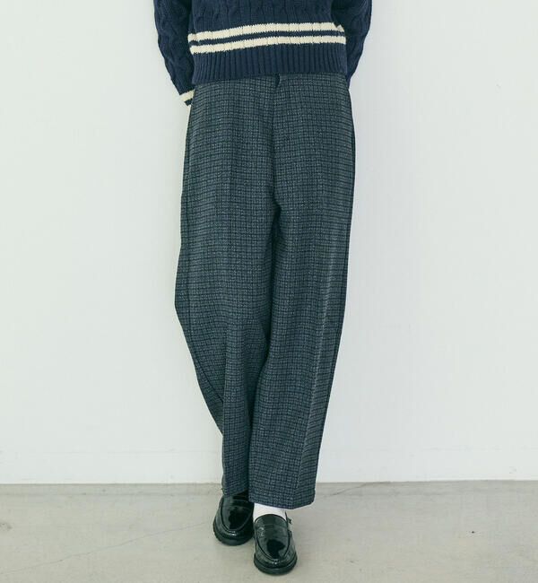  「Dickies |〈別注〉ワイド スラックス WOMEN」|チノ|NAVY系1